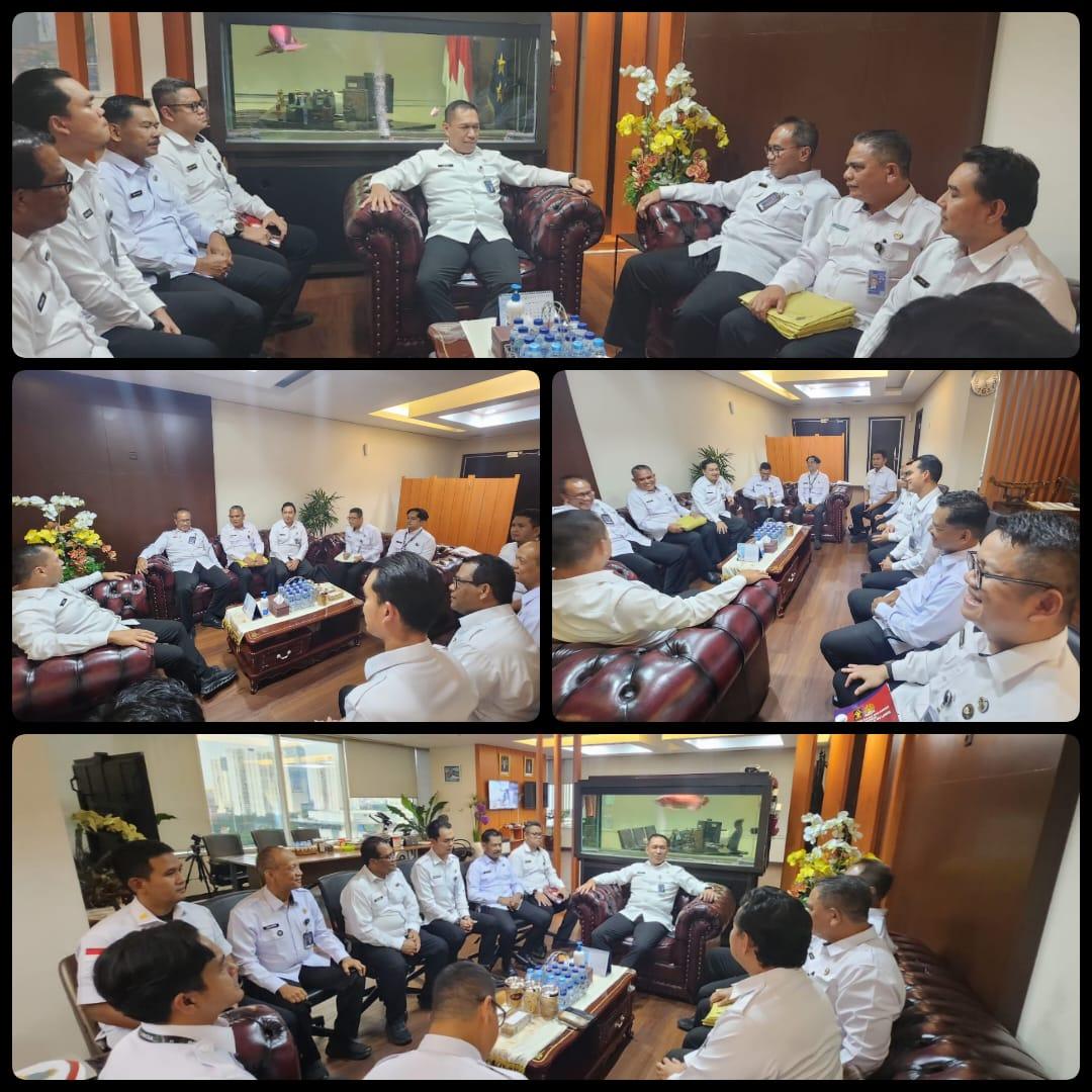 Koordinasi dengan Sekretaris Direktorat Jenderal Imigrasi terkait Capaian  Kinerja Kanwil Ditjen Imigrasi Aceh dan UPT Imigrasi di Lingkungan Kanwil Ditjen Imigrasi Aceh.